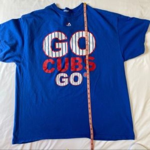 Chicago Cubs T Shirt Blue Men's L/XL - Picture 6 of 7